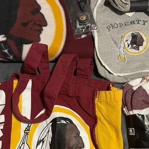 NFL Burgundy and Yellow Tote Bag